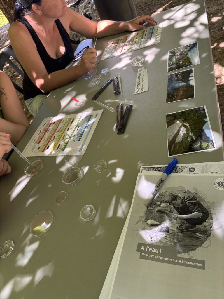 atelier scientifique "Comment se portent nos rivières ?" - association SODA